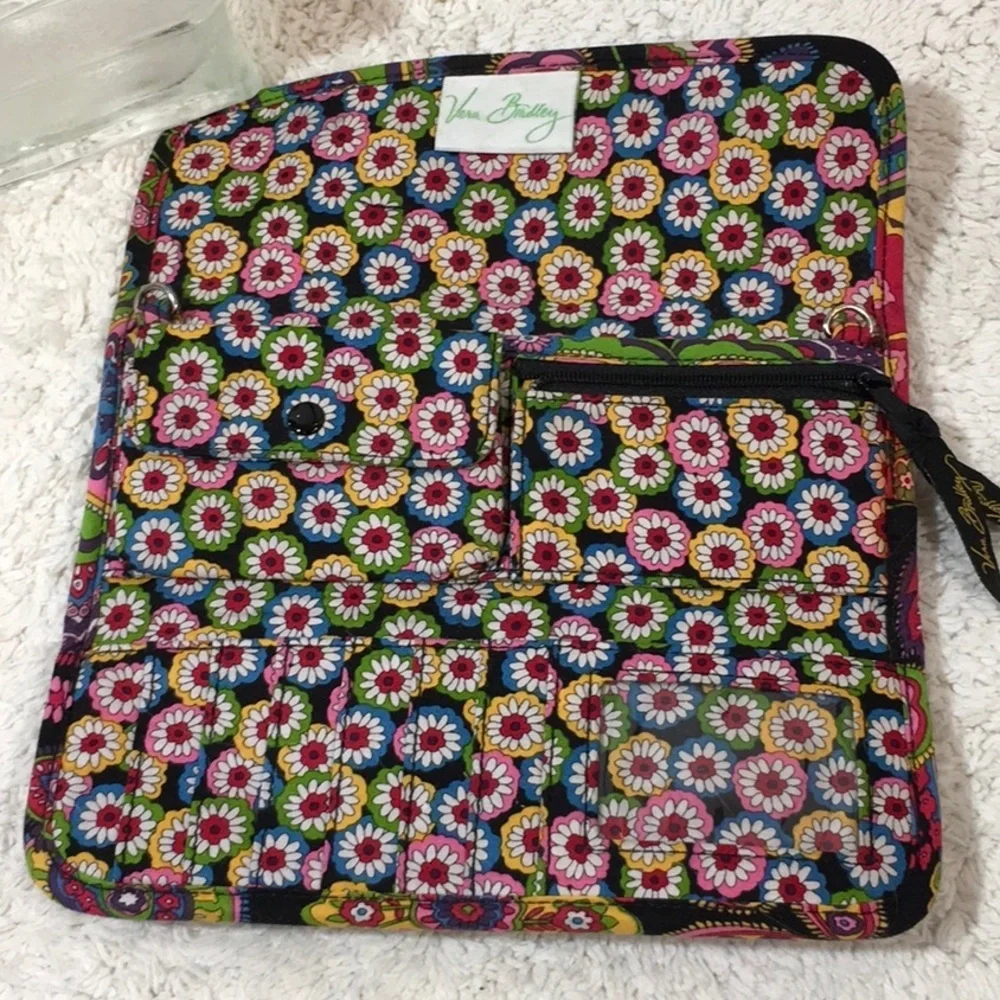Vera Bradley floral trifold wallet
